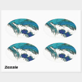 PixDezines konen uehara海波， 上原 楕円形シール (シート)