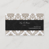 PixDezines la paloma Damask/DIY背景 名刺 (裏面)