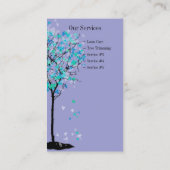 PixDezines landscaper/tree trimers/DIYカラー！ 名刺 (裏面)