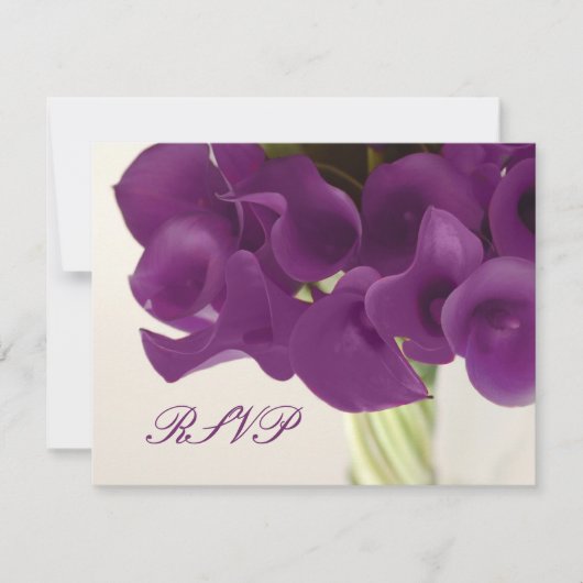 PixDezines LARGE RSVP Purple Calla Lilies/diy (正面)