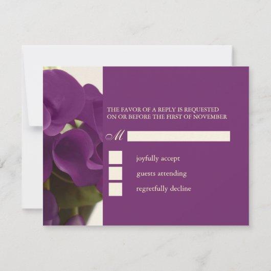 PixDezines LARGE RSVP Purple Calla Lilies/diy (裏面)