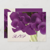 PixDezines LARGE RSVP Purple Calla Lilies/diy (正面/裏面)