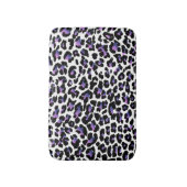 PixDezines leopardの印刷/DIYの背景色 バスマット (正面縦)