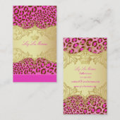 PixDezines Leopardスポット/名刺 名刺 (正面/裏面)