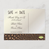 PixDezines Leopard, Save the Date Photo postcard, 案内ポストカード (裏面)