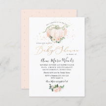 PixDezines Lil赤面パンプキンベビーシャワー