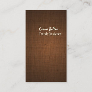 PixDezines linen フェイク espresso褐色 名刺