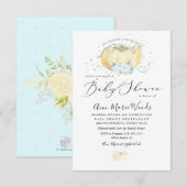 PixDezines Little Pumpkin Baby Shower 招待状 (正面/裏面)