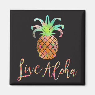 PixDezines Live Aloha Pineapple/DIY背景 マグネット