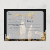 PixDezines / LONDON おめでとう / 偽の金 案内ポストカード (裏面)