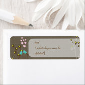 PixDezines Love Birds/ウェディングプランナー ラベル (インサイチュ)