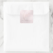 PixDezines love iirdescent赤面ピンク スクエアシール (バッグ)