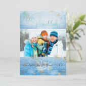 PixDezines Love+Light Hannukkah/snow+《写真》ぼけ味 シーズンカード (スタンド正面)