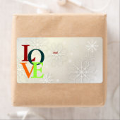 PixDezines Love, Snowflakes White +パール ラベル (インサイチュ)