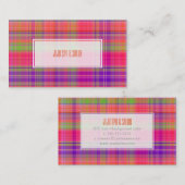 PixDezines malibuプレイド 名刺 (正面/裏面)