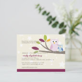 PixDezines Mamm+ベビーでシャワー 招待状 (スタンド正面)