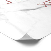 PixDezines Marble/フェイクバラ金ゴールド/#UNPLUGGED ポスター (角)