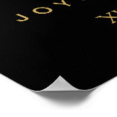 PixDezines MARBLE+金ゴールドフェイクスクリプト/WELCOME ポスター (角)