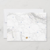 PixDezines Marble Cross Baptism 1st Birthday 招待状 (裏面)