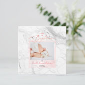 PixDezines Marbre Blanc, Bapteme File 招待状 (スタンド正面)