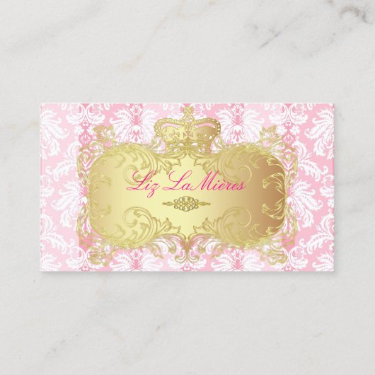 PixDezines Marie Antoinette an Oro 名刺 (裏面)