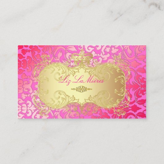 PixDezines Marie Antoinette an Oro 名刺 (裏面)