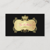 PixDezines MARIE ANTOINETTE EN Oro 名刺 (裏面)