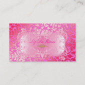 PixDezines Marie Antoinette on Pique Damask 名刺 (裏面)