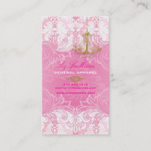PixDezines Marie Antoinette on Pique Damask(Pique 名刺