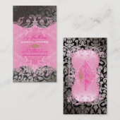 PixDezines Marie Antoinette on Pique Damask（Pique  名刺 (正面/裏面)