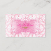 PixDezines Marie Antoinette on Pique Damask（Pique  名刺 (裏面)