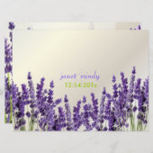 PixDezines mauiラベンダ/diyカラー 招待状 (正面/裏面)