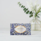 PixDezines maui blue hydrangea 名刺 (スタンド正面)