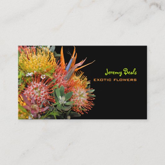 PixDezines maui protea(PixDezines maui protea♥) 名刺 (正面)