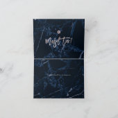 PixDezines Mazel Tov, Marble+赤面ピンクスクリプト カード (内部)