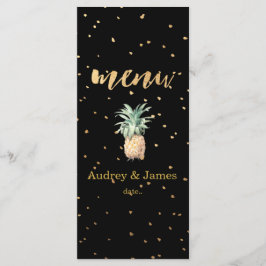 PixDezines Menu/Pineapple/金ゴールドSpecks/DIY bckgrnd メニュー