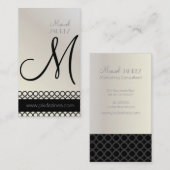 PixDezines Mod リング, モノグラム 名刺 (正面/裏面)