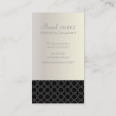 PixDezines Mod リング, モノグラム 名刺 (裏面)