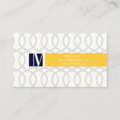 PixDezines monaco trellis/diyカラーをスナップで表示…… 名刺 (裏面)