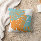 PixDezines monstera/diy背景 クッション (ブランケット)