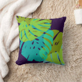 PixDezines monstera/diy背景 クッション (ブランケット)