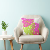 PixDezines monstera/diy 背景 クッション (椅子)