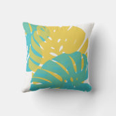 PixDezines monstera/diy 背景 クッション (裏面)