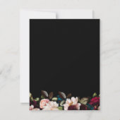 PixDezines Moody植物花詳細カード 招待状 (裏面)