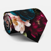 PixDezines Moody植物花DIY背景 ネクタイ (ロール)