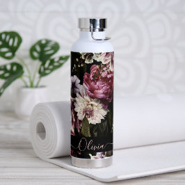 PixDezines Moody Botanical DIY背景 ウォーターボトル