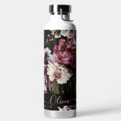 PixDezines Moody Botanical DIY背景 ウォーターボトル (左面)