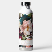 PixDezines Moody Botanical DIY背景 ウォーターボトル (左面)