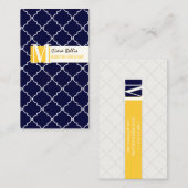 PixDezines Moroccan Trellis/DIYカラーをスナップで表示します。 名刺 (正面/裏面)