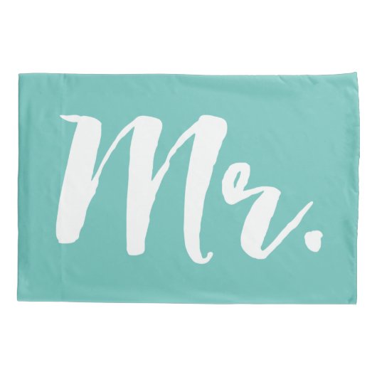 PixDezines mr/mrs/b+w/DIY背景色 枕カバー (裏面-左)